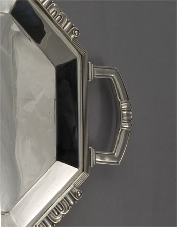 Art Deco breakfast tray by Walker & Hall